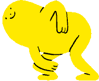Excited Dance Sticker by Neil Sanders