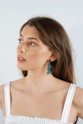 LeighElizabethStudio giphygifmaker model accessories earrings GIF
