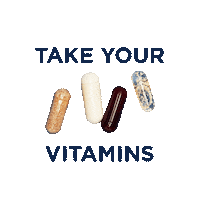 Take Your Vitamins Sticker by Persona Nutrition