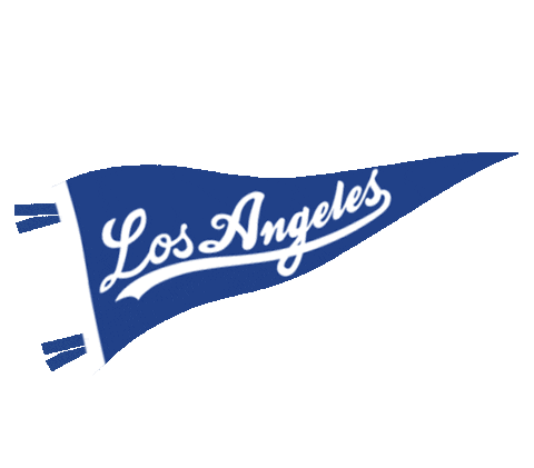 Bleed Blue Los Angeles Sticker by Ex-Voto Design / Leslie Saiz