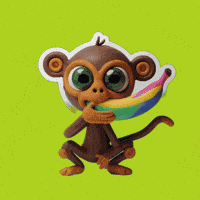 Hungry Monkey GIF