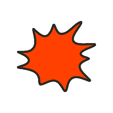 maevechocolate seattle burst red star maeve Sticker