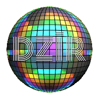 DZIR party club texas rave Sticker