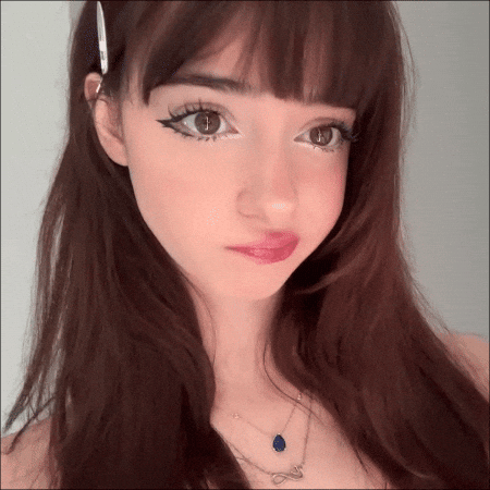 Staring Beautiful Girl GIF
