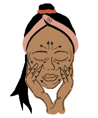 Glow Skin Treatment Sticker by Pfeffer Sal