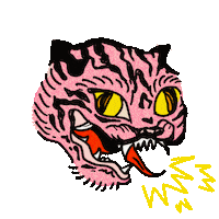 Excited Party Sticker