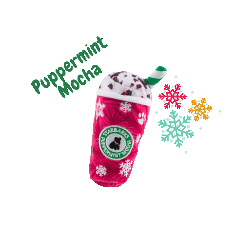 dog peppermint dog toy haute dogtoy Sticker