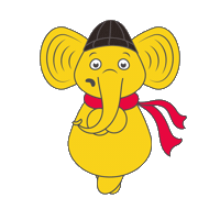 yellow_fant rain cold yellowfant Sticker
