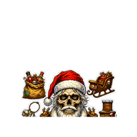 Santa Claus Halloween Sticker