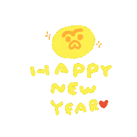 New Year 새해 Sticker