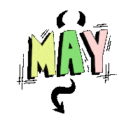 Month May Sticker by HUNKØN