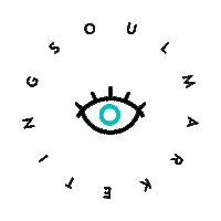 JOJADESIGN design work eye soul Sticker