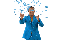 MarcoKraatsEntertainment party singer confetti carnaval Sticker
