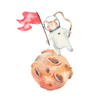 Open Space Dog Sticker