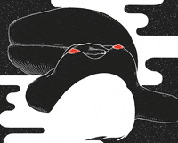 alessmc woman stars black and white milk GIF