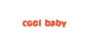 Summer Cool Baby Sticker