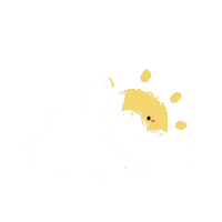 Sun Cloud Sticker