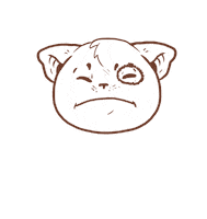 Angry Cat Sticker by Lonecat
