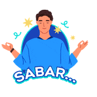 Mental Health Sabar Sticker by SehatAQUA