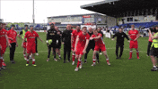 Celebration Tee Off GIF by Cliftonville Football Club