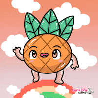 garbikw kawaii pineapple garbikw garbi kw GIF
