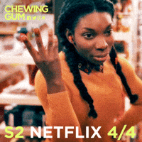 michaela coel GIF by Chewing Gum Gifs