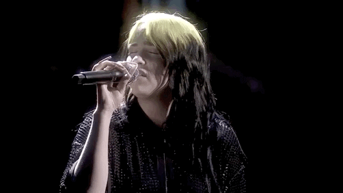 Billie Eilish Brits GIF by BRIT Awards