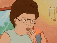 King Of The Hill Smoking GIF