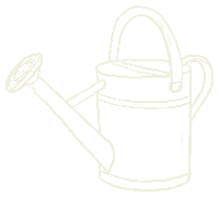 BungalowBlooms watering can water can bungalow blooms bungalowblooms Sticker