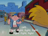 hey arnold nick splat GIF