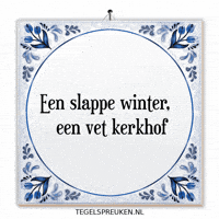 Winter Slap GIF by Tegelspreuken.nl