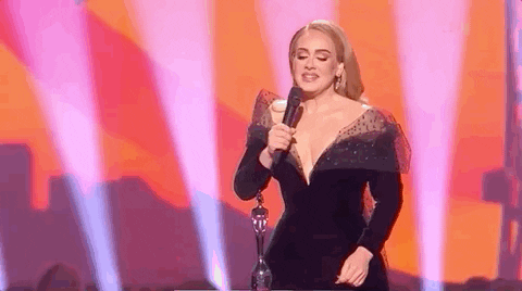 Thank You So Much Adele GIF by BRIT Awards