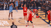 High Five College Basketball GIF by Wisconsin Badgers