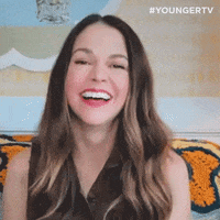 Sutton Foster Laughing GIF by YoungerTV