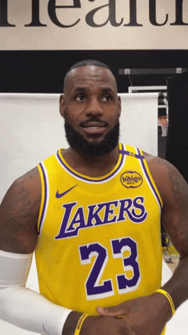 Shocked Lebron James GIF by NBA