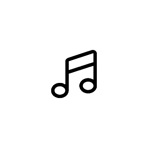 Music Note Party Sticker by clever carbon