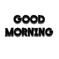 Good Morning Sticker