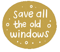 Fixer Upper Widows Sticker by Cheap Old Houses