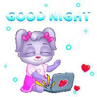 Good Night Sticker by Lucas and Friends by RV AppStudios