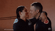 Cute Kiss GIF by One Chicago