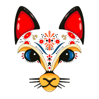 White Cat Face GIF by animalz