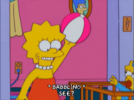 playing lisa simpson GIF