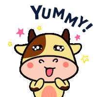 Yummy Sticker by NMooMoo