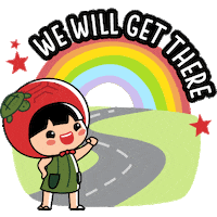 Singapore Stay Home Sticker by Ang Ku Kueh Girl and Friends