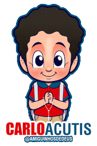 Santo Sticker by Amiguinhos de Deus