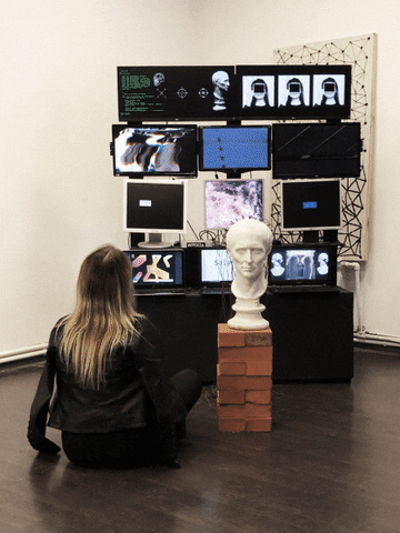 art girl GIF