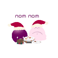 Happy Merry Christmas Sticker by Pocca Dot Media