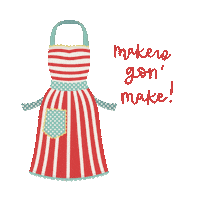 Christmas Maker Sticker by Retro Hip Co.