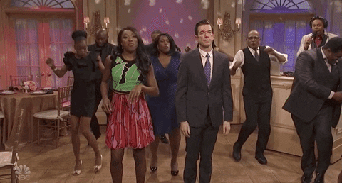 cha cha slide dancing GIF by Saturday Night Live