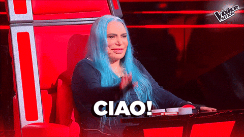 Ciao GIF by The Voice of Italy